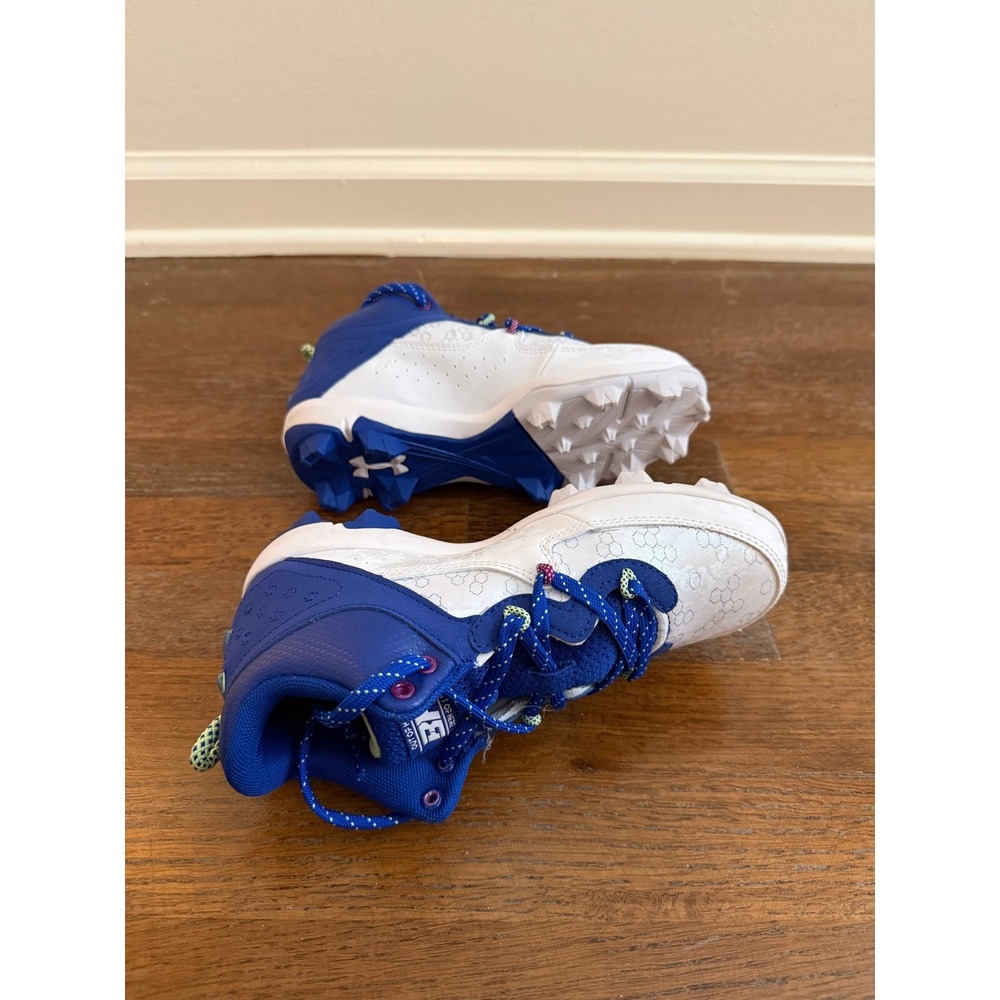 NWT Under Armour Bryce Harper 8 Mid RM JR Cleats - Picture 6 of 7